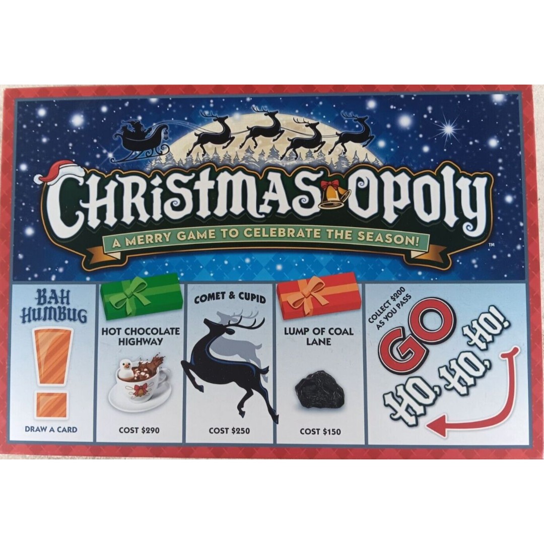 Christmas-Opoly A Merry Game To Celebrate The Season by Late for the Sky USA