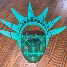 The Purge Lady Liberty Light-Up Mask