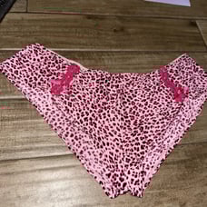 VICTORIA SECRET L SEXY LITTLE THINGS 2006 PINK LEOPARD LOW RISE HIPHUGGER PANTY