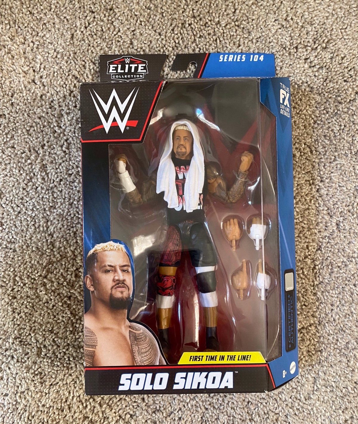 WWE Elite first time in the line solo sikoa wrestling figure