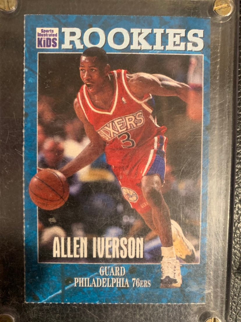 Allen Iverson rookie card