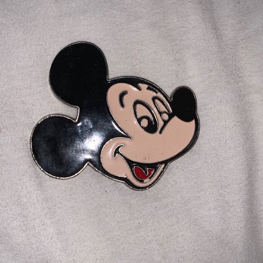 mickey mouse belt buckle