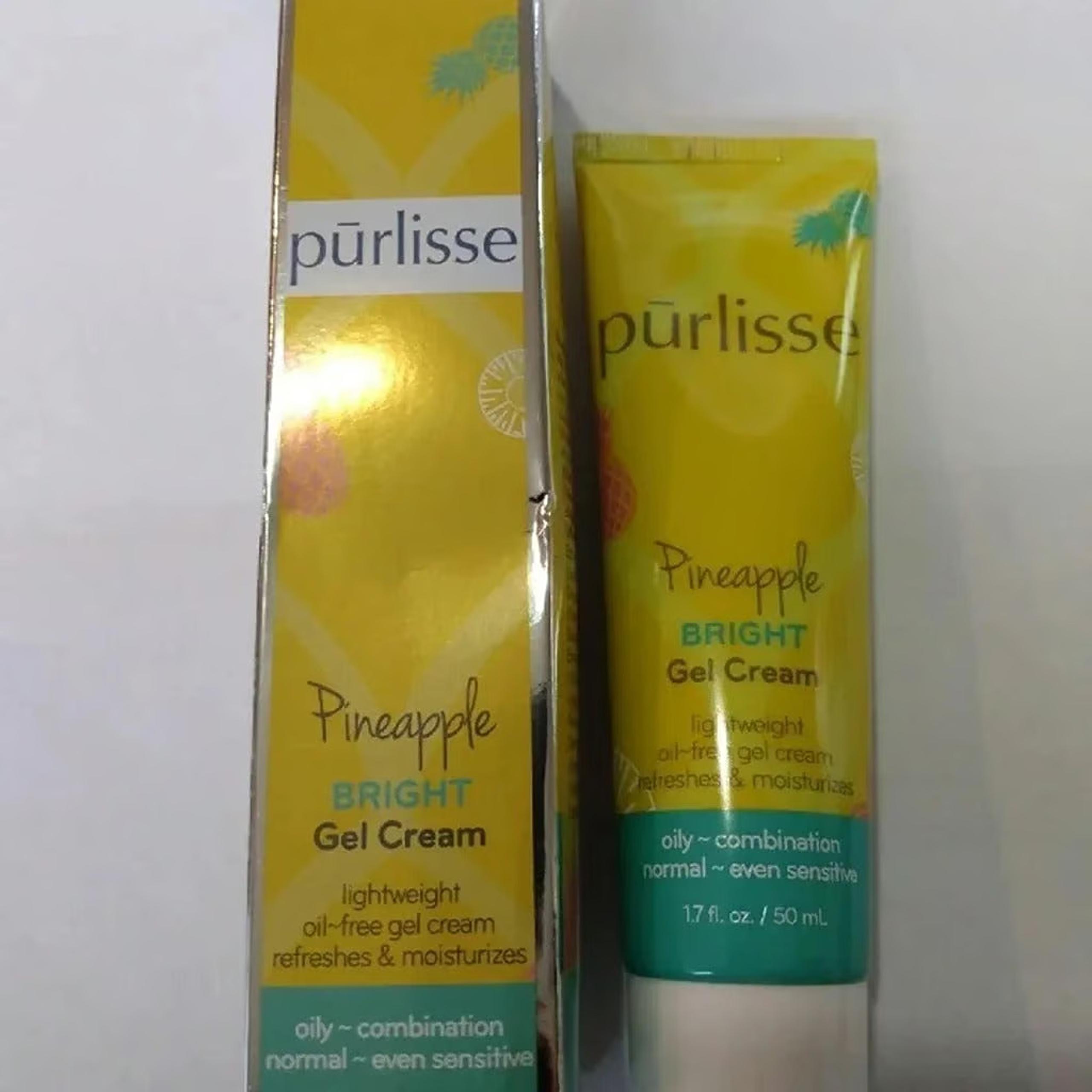 Pineapple Bright Brightening Gel Cream 1.7oz/50ml Full Size - PURLISSE BEAUTY