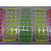 Lot of 5 IMUSA PVC Jelly Bean Mold 21 Jigglers Shooters Shots Candy Fruit Snacks
