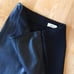 Neiman Marcus genuine Leather Front Pant