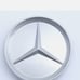 Set of 4 75mm Wheel Center Caps Hubcaps Emblem Matte Silver for Mercedes Benz