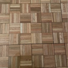 Hardwood floor tile