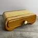 Artist Wood Marquetry Jewelry Dresser Box One Drawer Light Wood Clean Lines