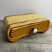 Artist Wood Marquetry Jewelry Dresser Box One Drawer Light Wood Clean Lines