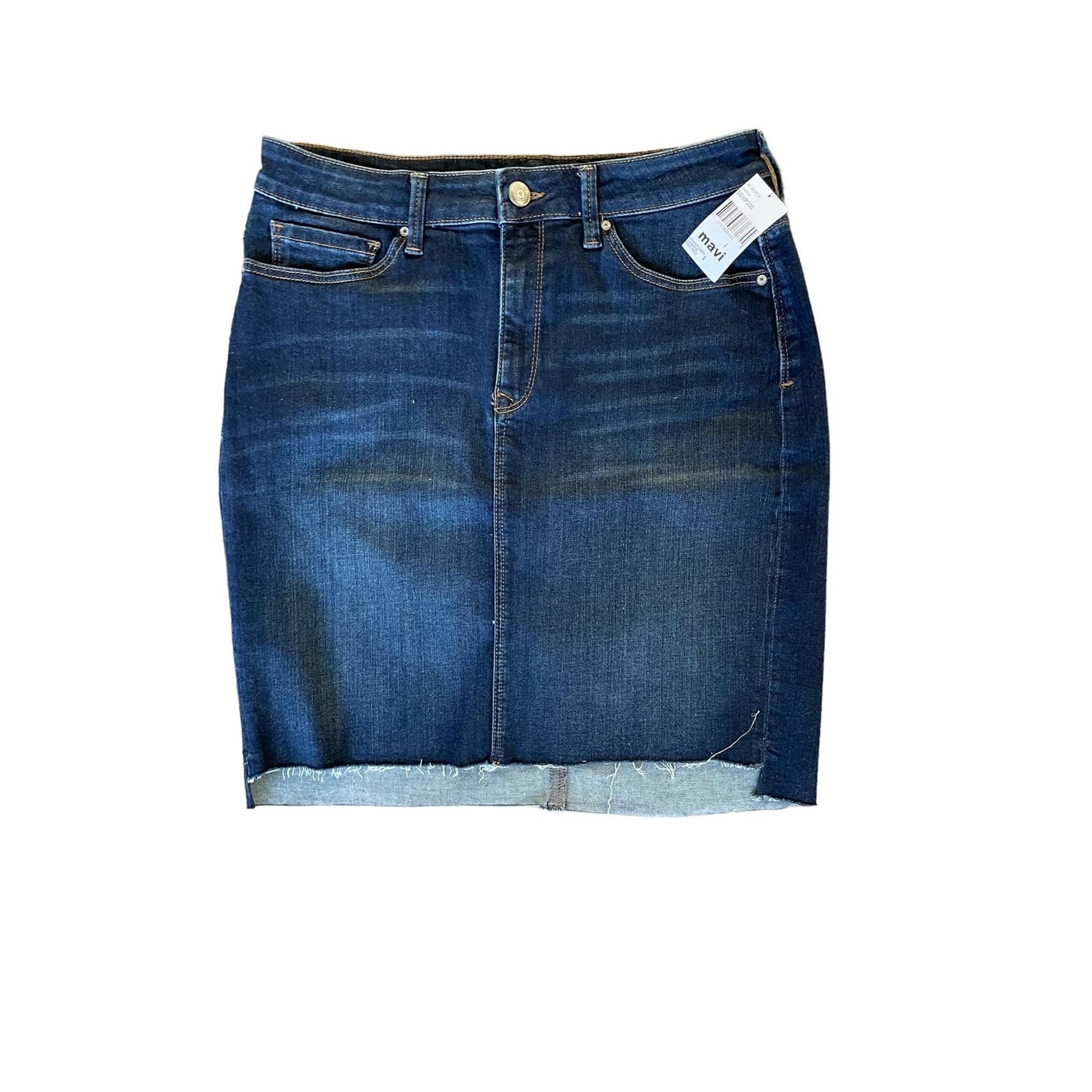 Mavi Jean Company dark washed denim skirt small