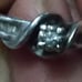 White gold diamond ring