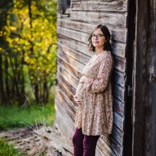 Fall Maternity Dress