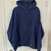 Nike Center Swoosh Hoodie Vintage 90s White Tag Embroidered Navy Blue Size XXL