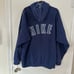 Nike Center Swoosh Hoodie Vintage 90s White Tag Embroidered Navy Blue Size XXL