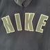 Nike Center Swoosh Hoodie Vintage 90s White Tag Embroidered Navy Blue Size XXL