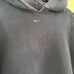 Nike Center Swoosh Hoodie Vintage 90s White Tag Embroidered Navy Blue Size XXL