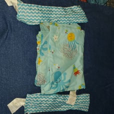 Ocean life baby room curtains