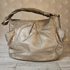 Coach Limited Release Parker Metallic Leather Shoulder Bag Purse LO882-13466