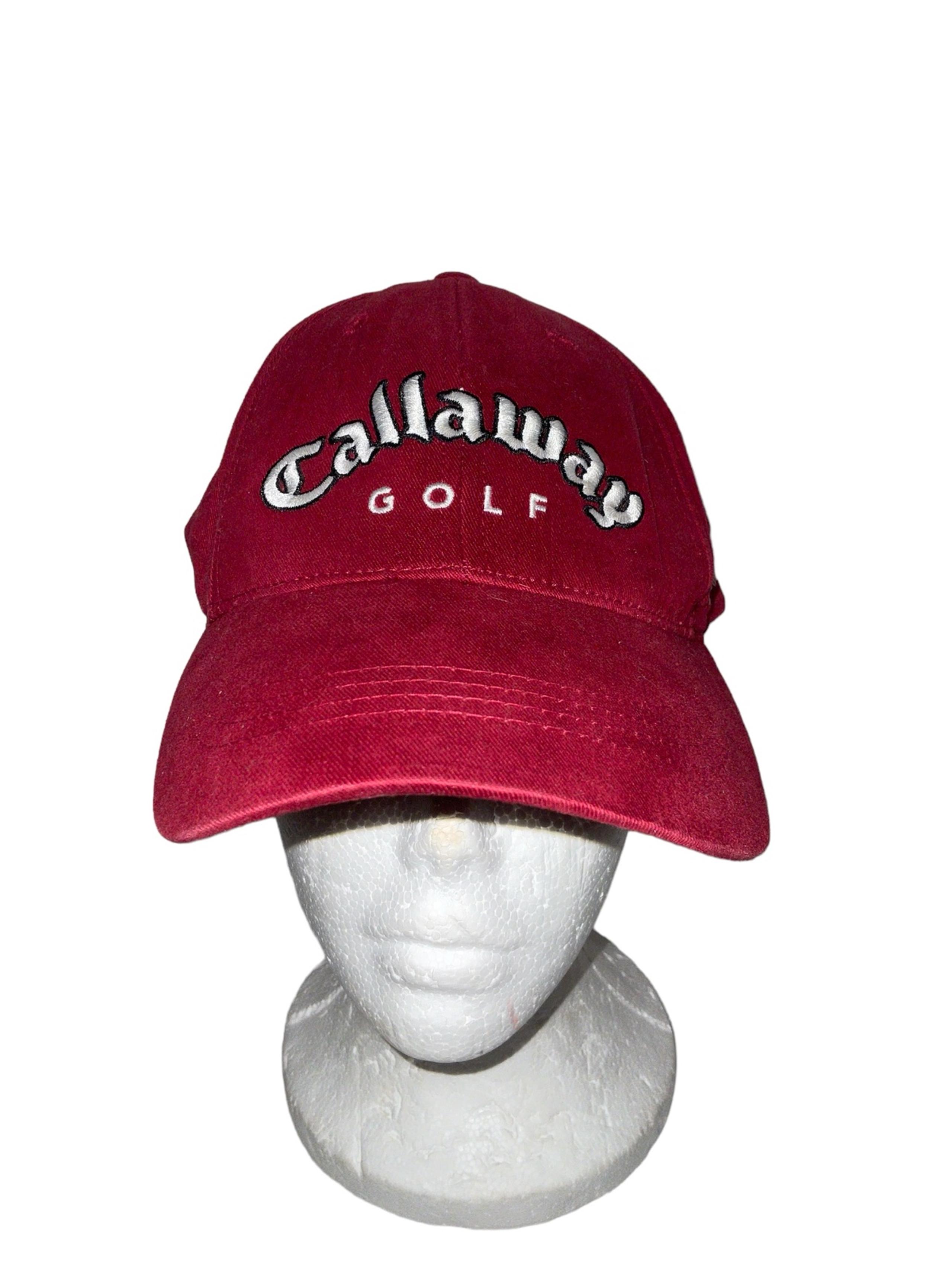 Callaway Golf Hat Cap Strapback Red Black Adult Mens Golfer Golfing BIG BERTHA