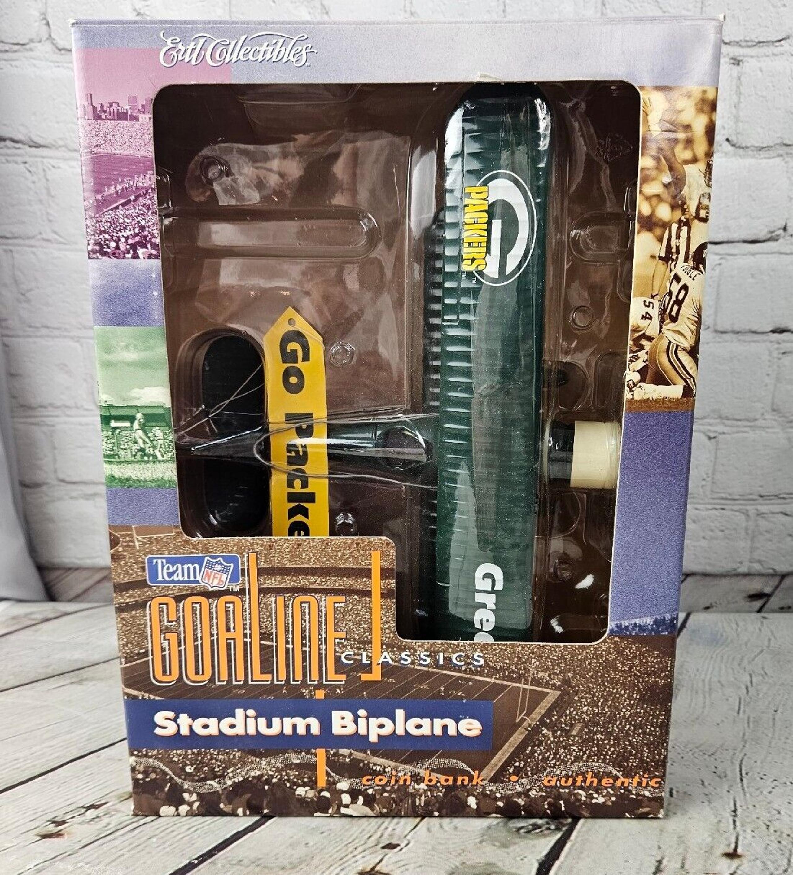 Ertl Collectibles Stadium Biplane 1996 Green Bay Packers With Original Box