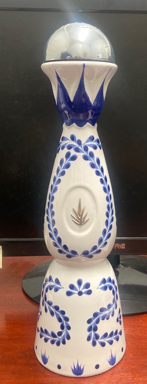 Clase Azul tequila empty bottle