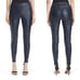 St. John suede Leather elastic waist zip cuffs pull on Pants size 8