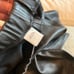 St. John suede Leather elastic waist zip cuffs pull on Pants size 8