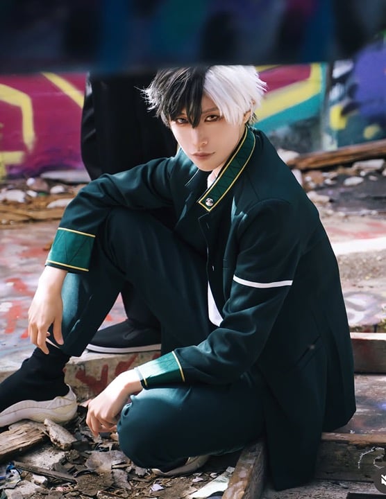 Wind Breaker with wig Haruka Sakura Jacket and Pant Large, brand HOLOUNCOSER