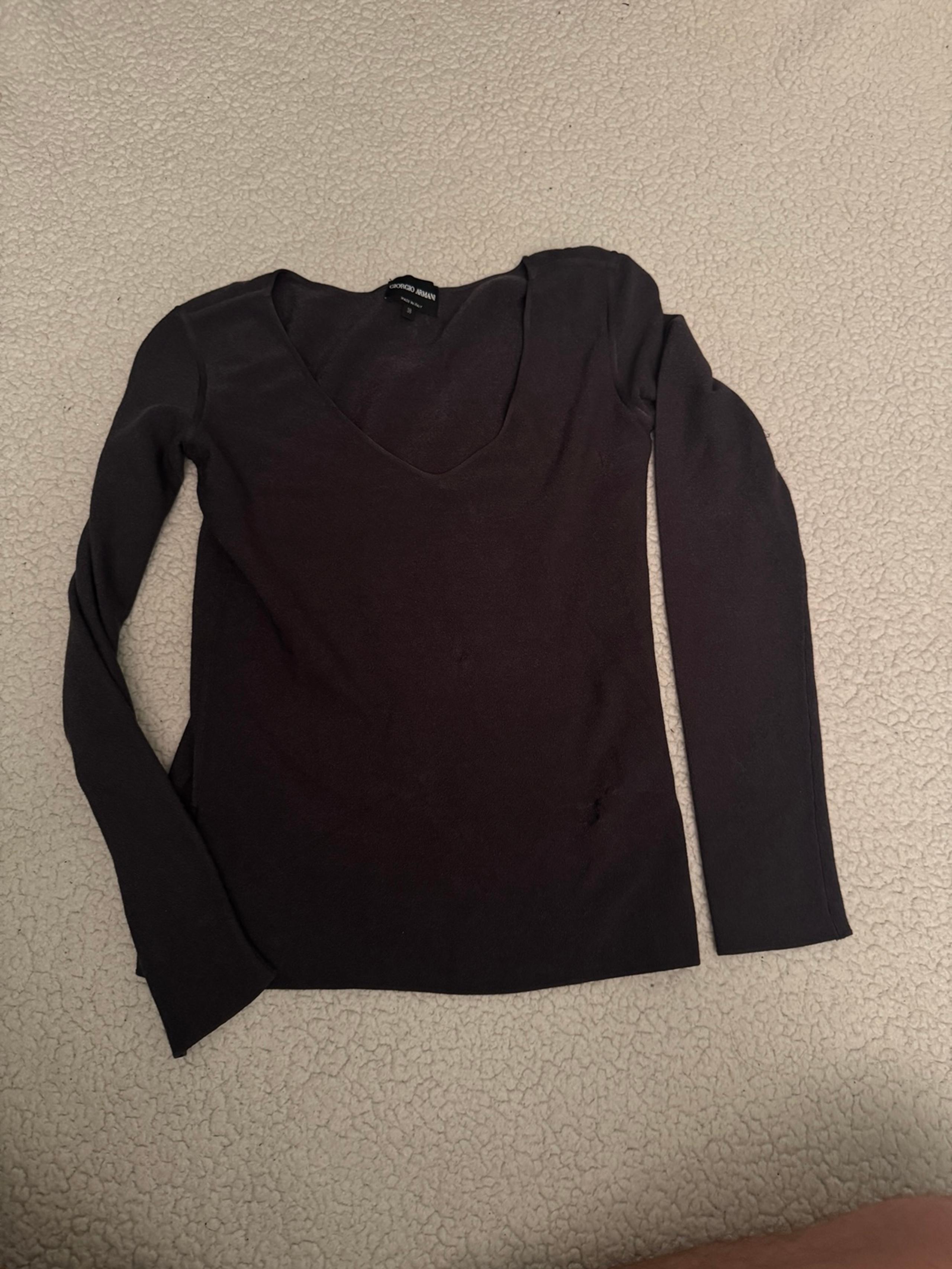 Black Giorgio Armani top