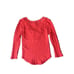 Free People Ice Cold Ribbed Top In Rose Crimson