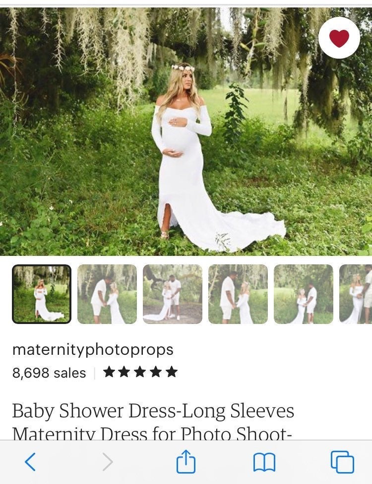 Maternity Dress in BLUSH. Perfect for maternity photos!