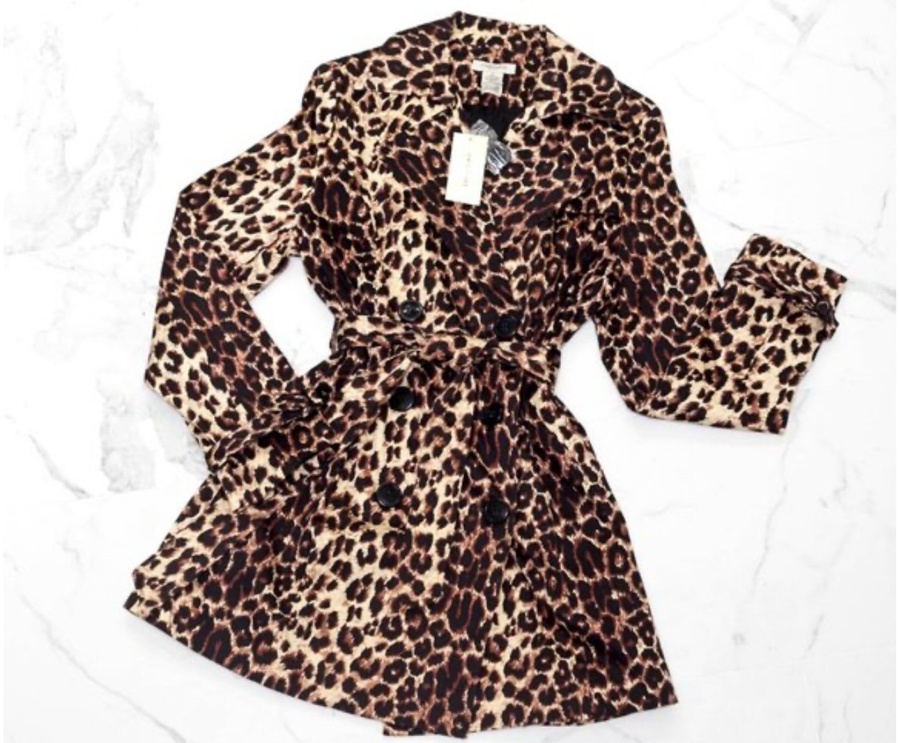 Woman’s S,Vertigo Paris Double breasted Trench Coat