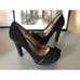 BCBG Paris Phynia Black Suede Pump