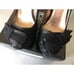 BCBG Paris Phynia Black Suede Pump