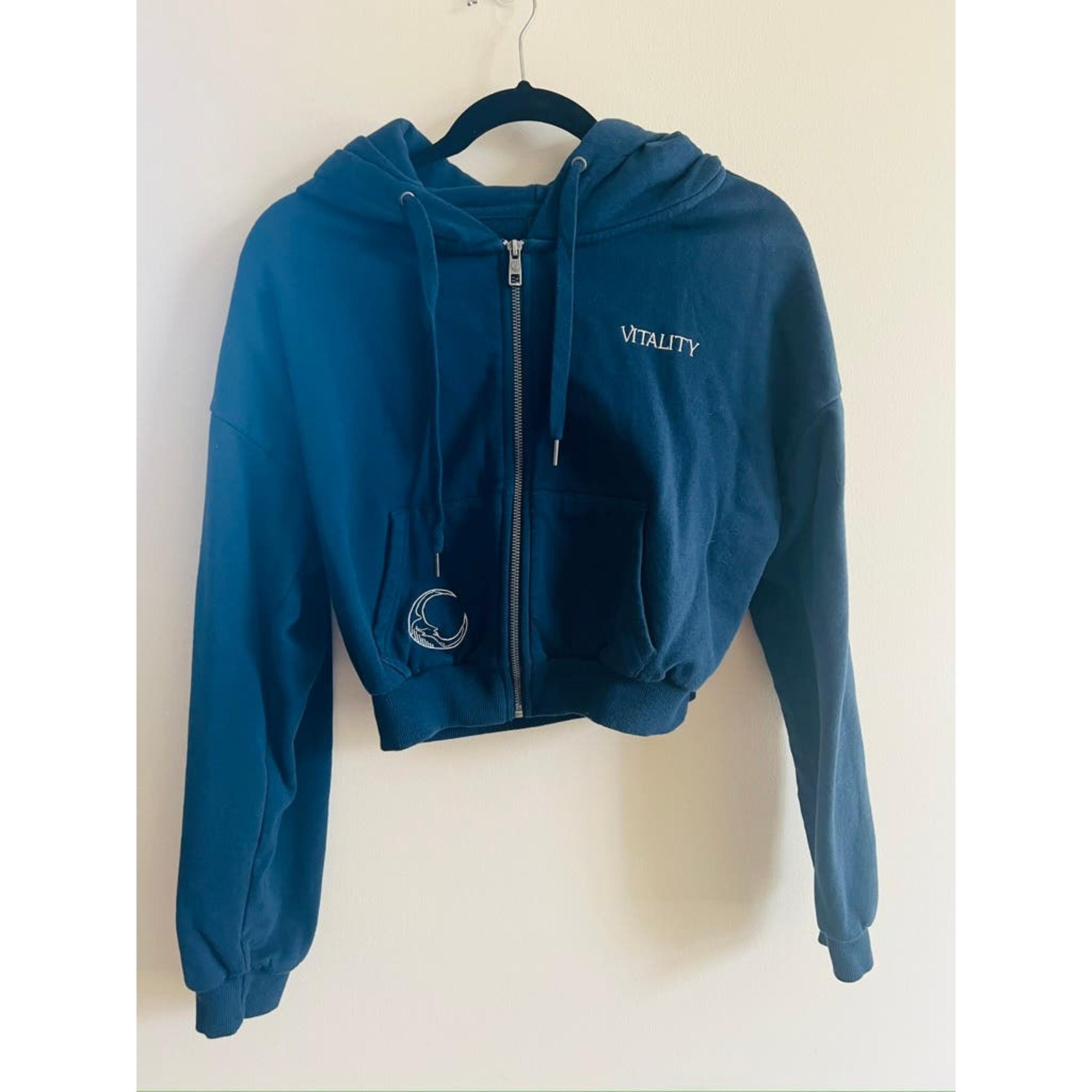 Balance Athletica Vitality Navy Zip up Sweatshirt