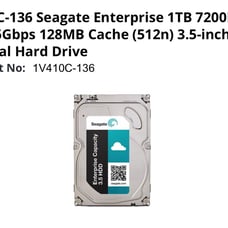 Dell seagate enterprise hdd 1tb
