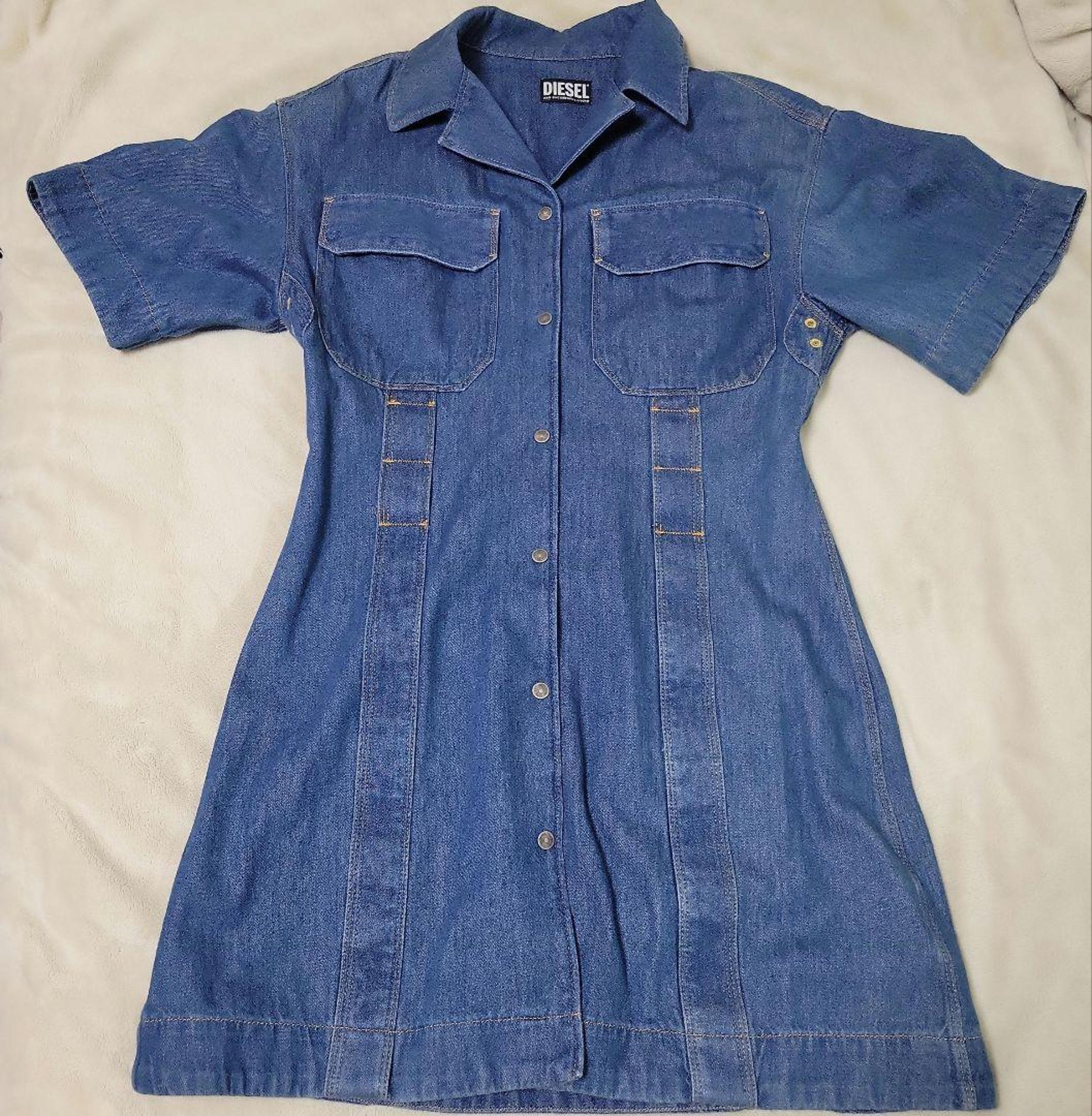 DIESEL Denim Half-Sleeve Dress
