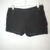 Maison Scotch Black Suede Leather Fringe Shorts 6