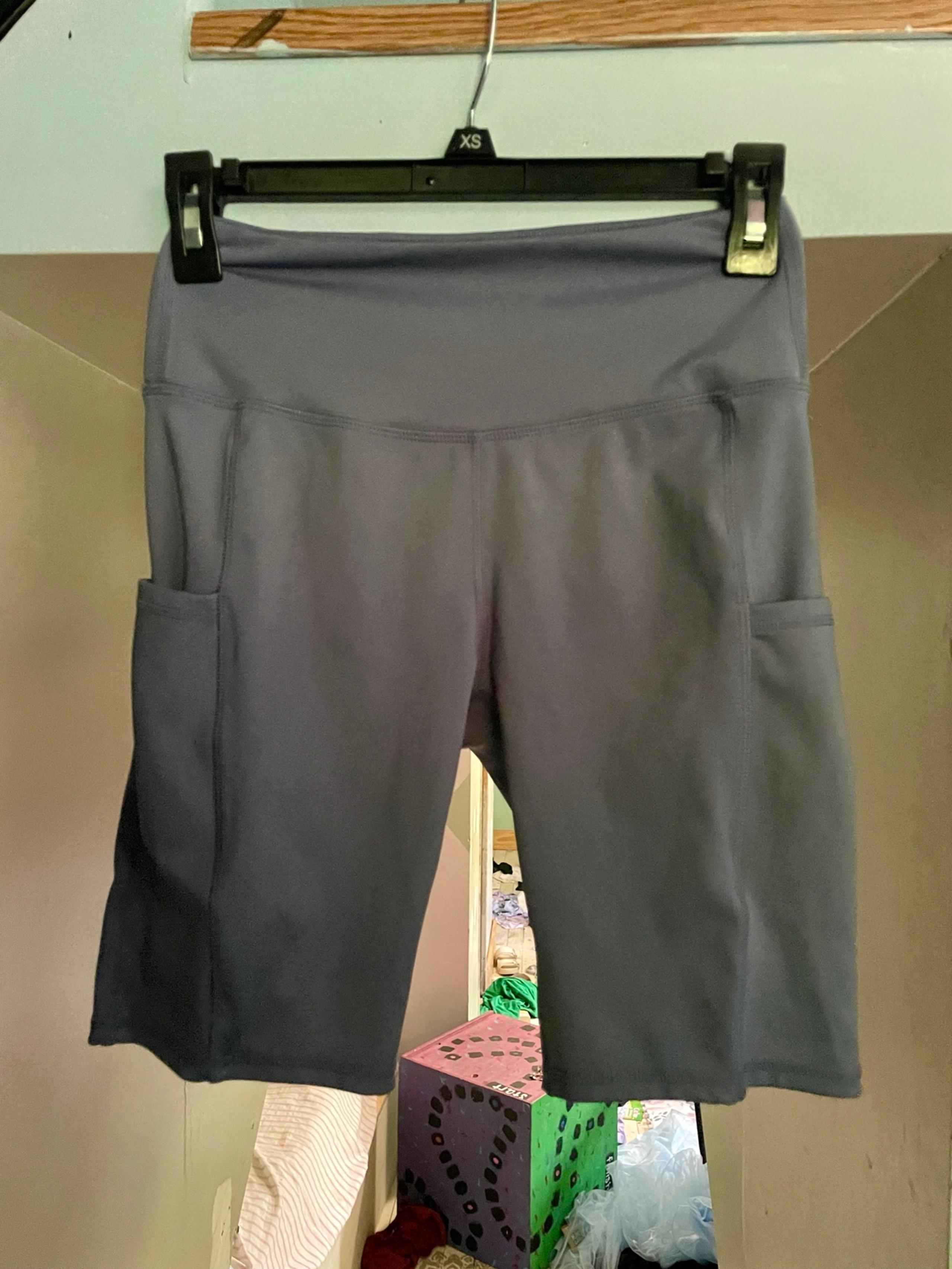Blue Biker Shorts