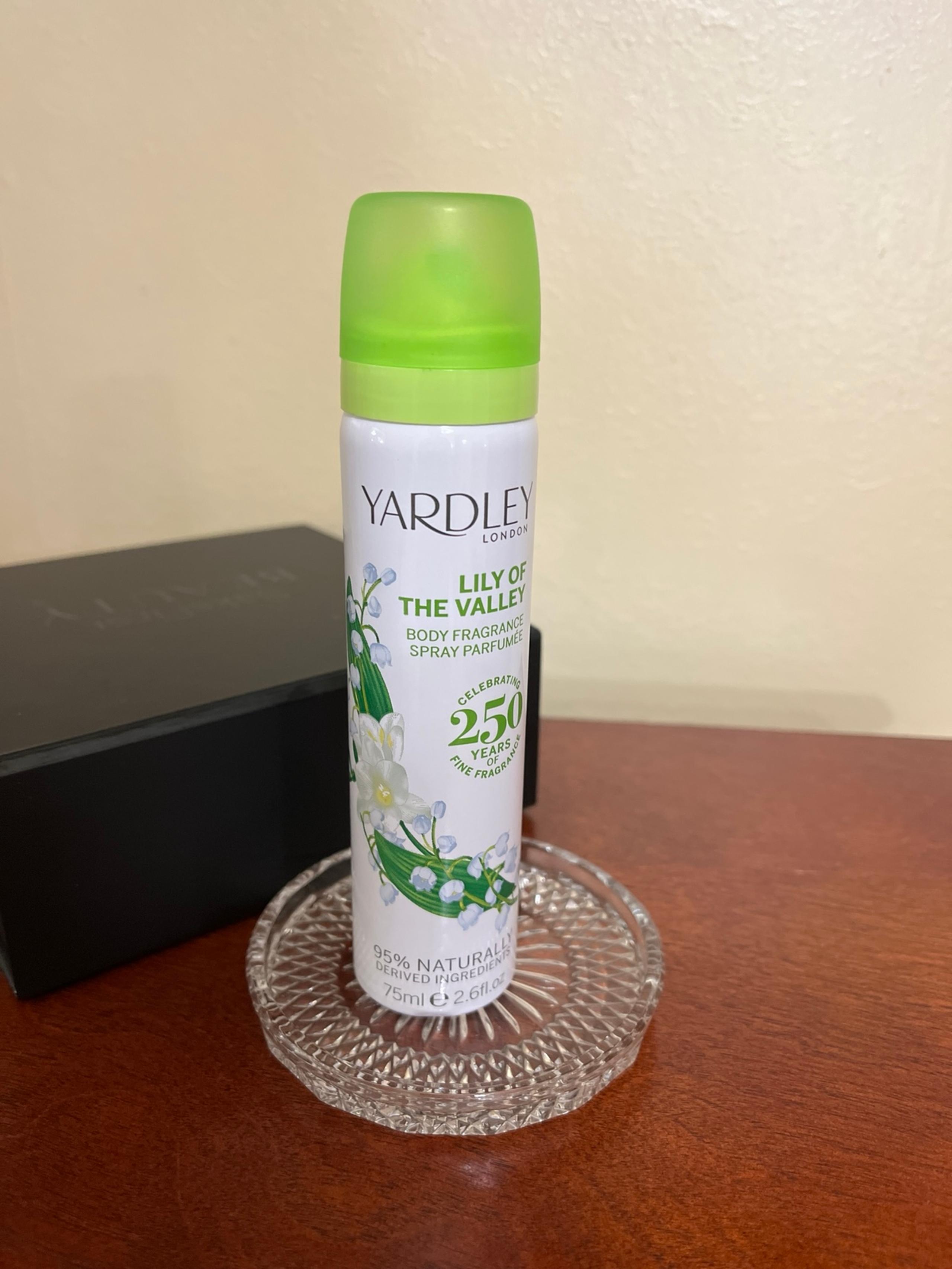 Yardley London Lily of the Valley body fragrance spray perfume 2.6 Fl oz / 75 ml