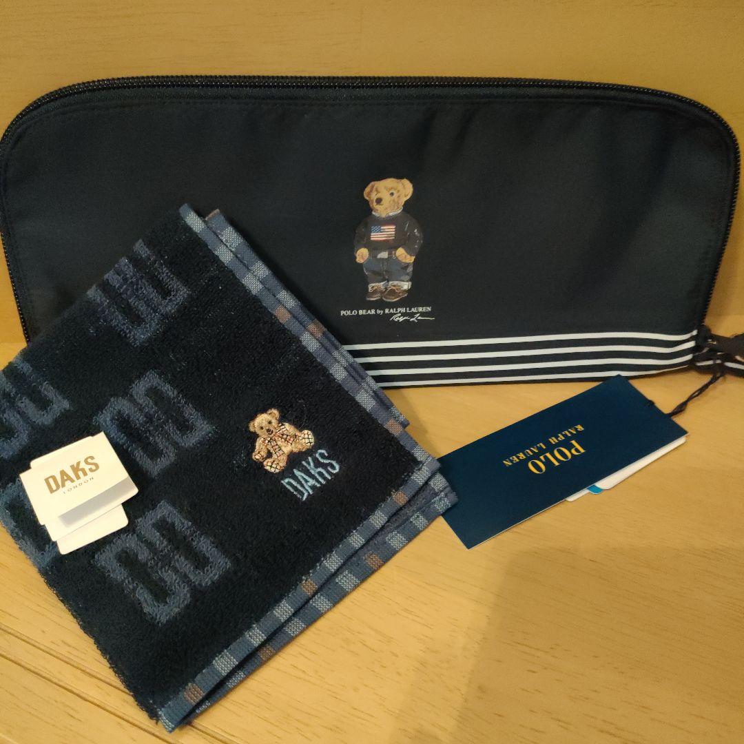 【New】Polo Bear Umbrella Bag & DAKS Towel Handkerchief