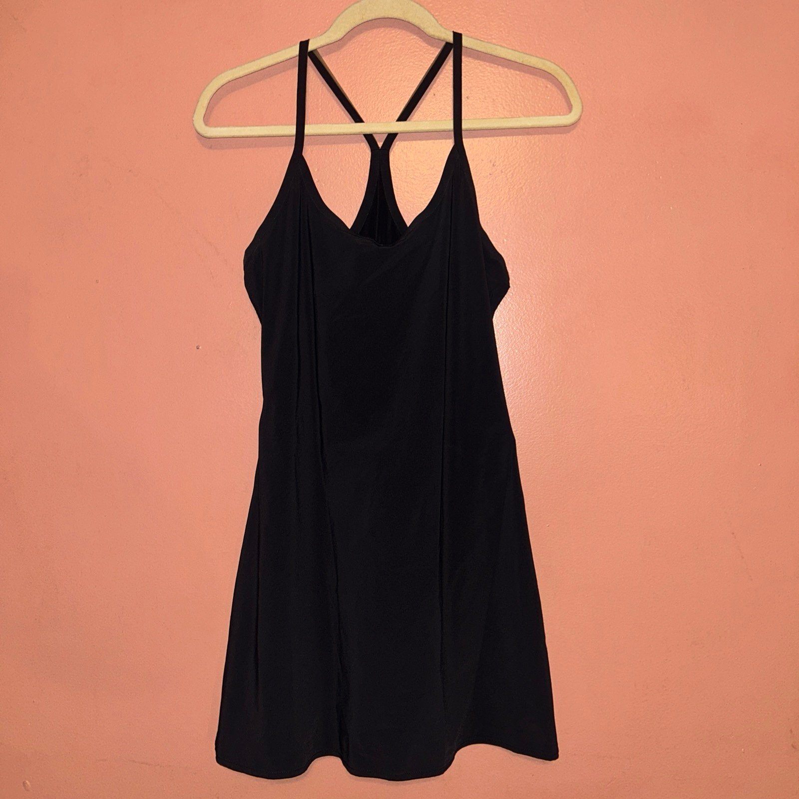 Outdoor Voices The Exercise Dress Shorts Skort Racerback Black Size Small