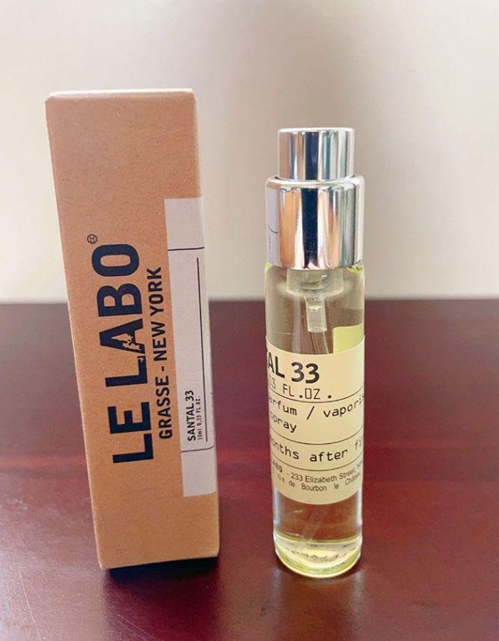 SANTAL 33 オードパルファム 10ml New Le Labo Santal 33 EDP Perfume Travel Spray 10 ml/0.33 oz