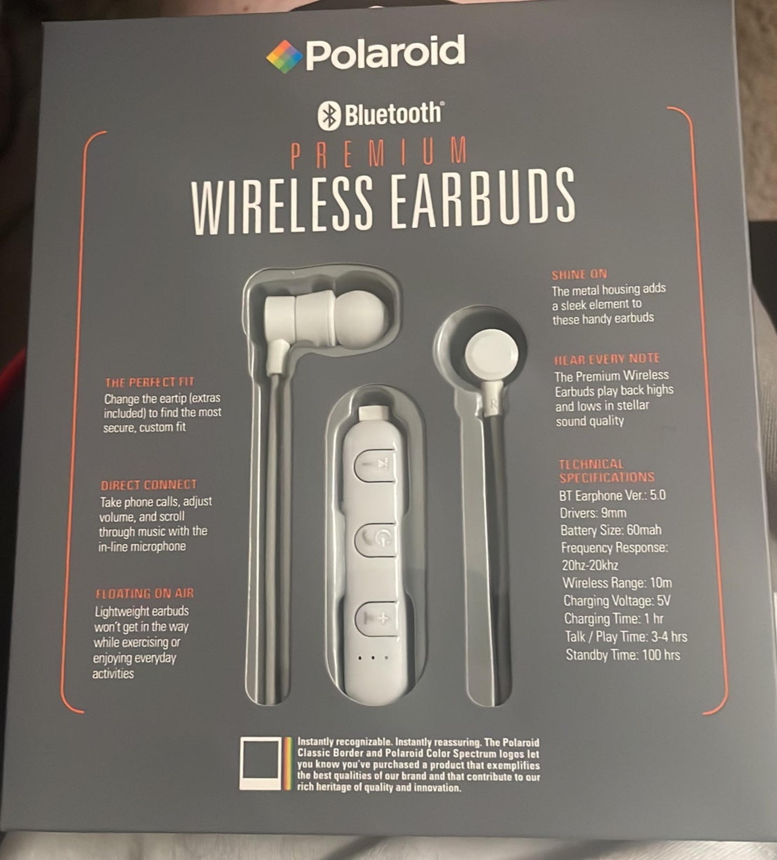 Polaroid wireless earbuds