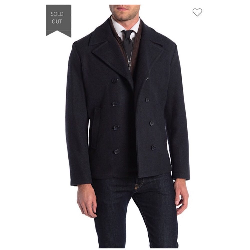 Michael Kors Dickey Navy PeaCoat XXL