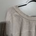Varley Arvin Waffle Knit Sweatshirt in Wheat Marl size large running short