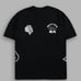 HIDAN AKATSUKI SIDE BY SIDE OVERSIZED TEE IN BLACK