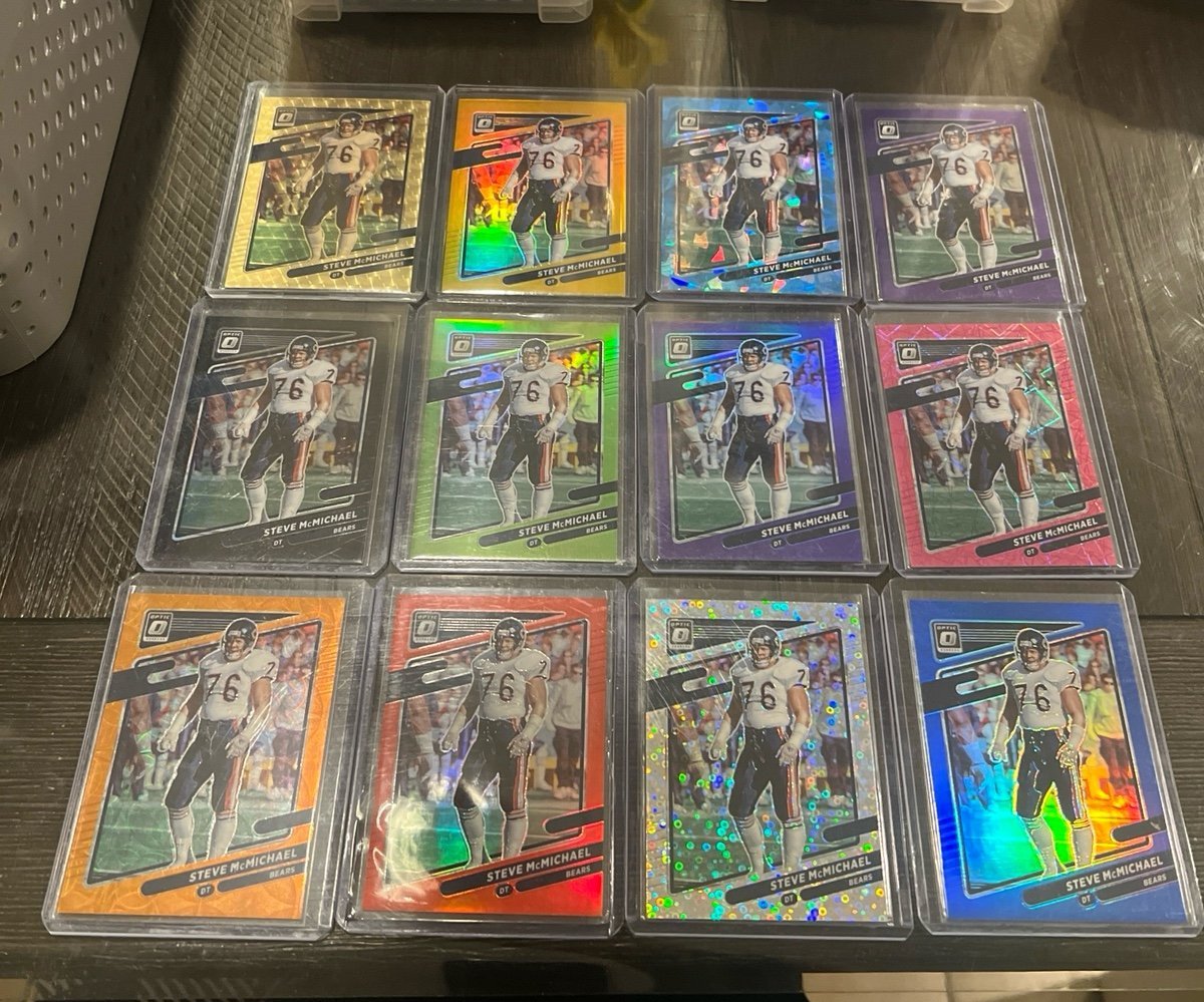 2021 panini Donruss optic Steve Mcmichael rainbow missing /5