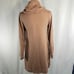 MOMO NWOT Tan Cowl Neck Dress XSmall