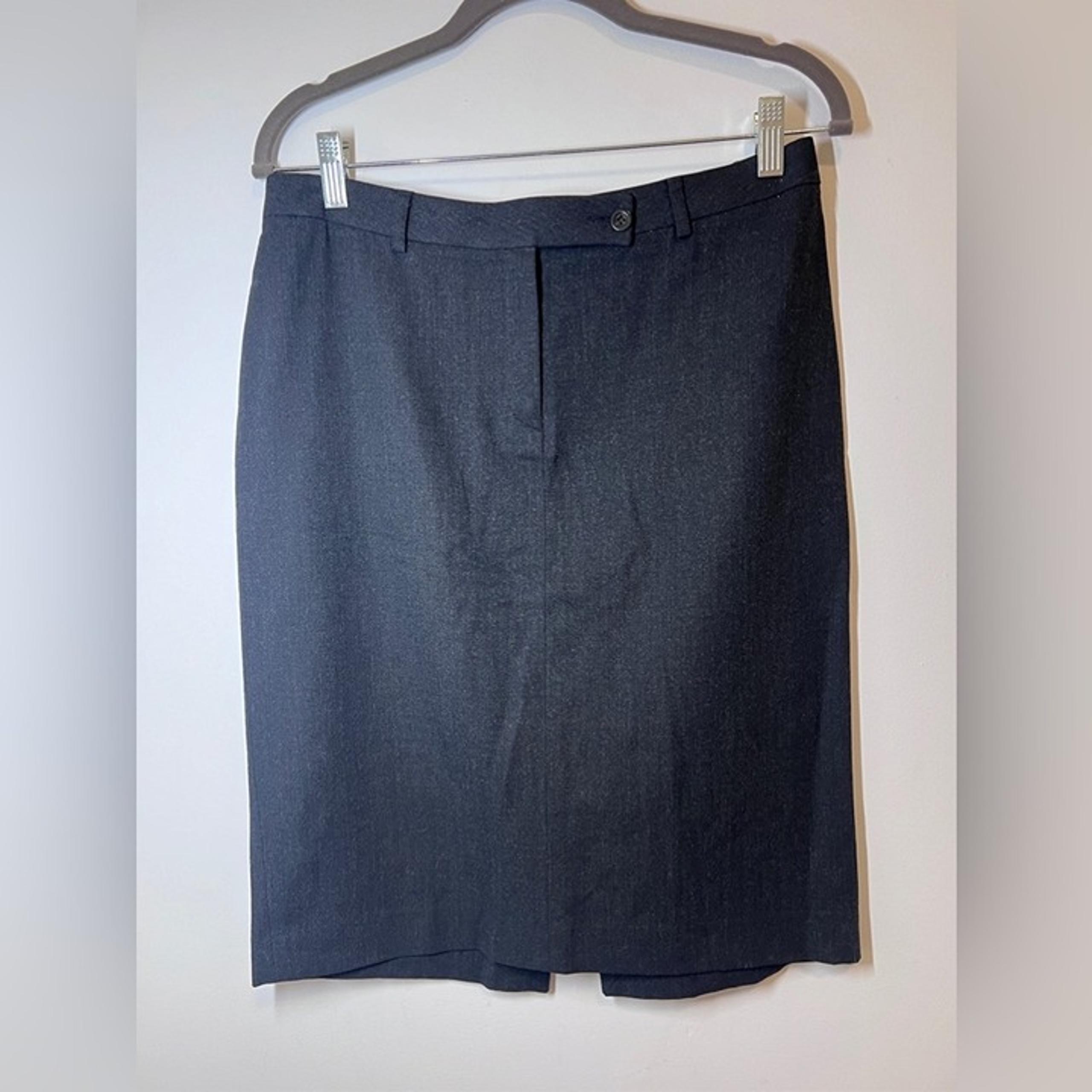 Theory Wool Blend Pencil Skirt Women’s 10 Business